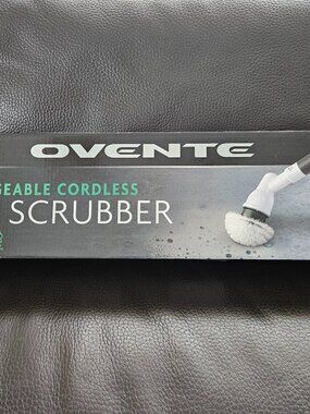 Ovente Rechargeable Cordless Spin Scrubber CTB123WGY
